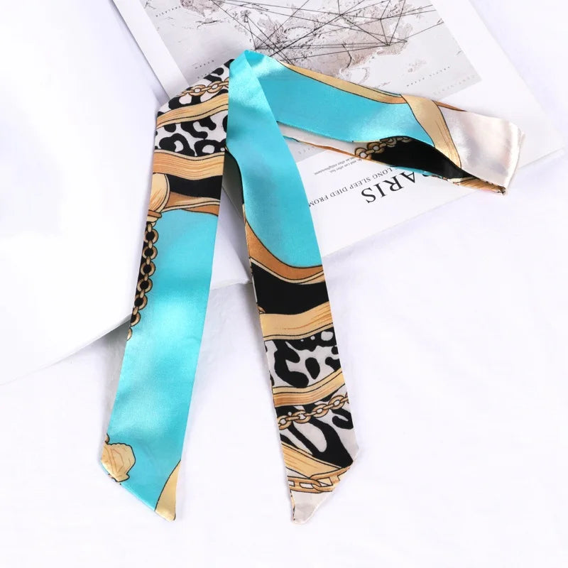 Foulard long et fleuri Flavie