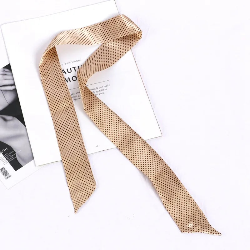 Foulard long et fleuri Flavie