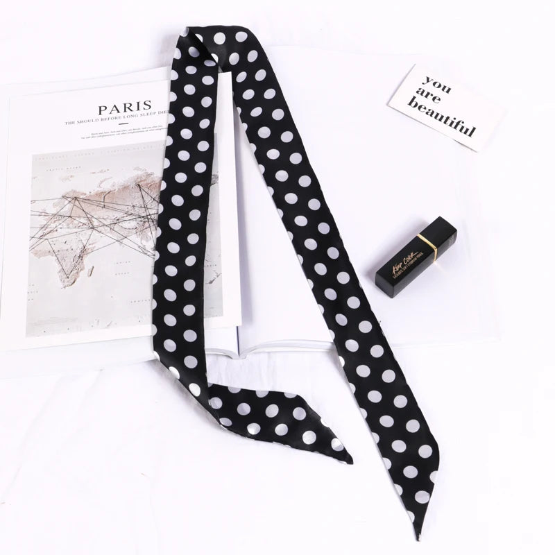 Foulard long et fleuri Flavie