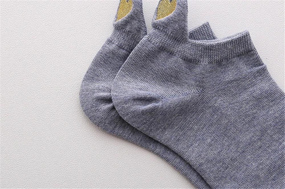 Chaussettes Femme Brodées Cœur d’Amour