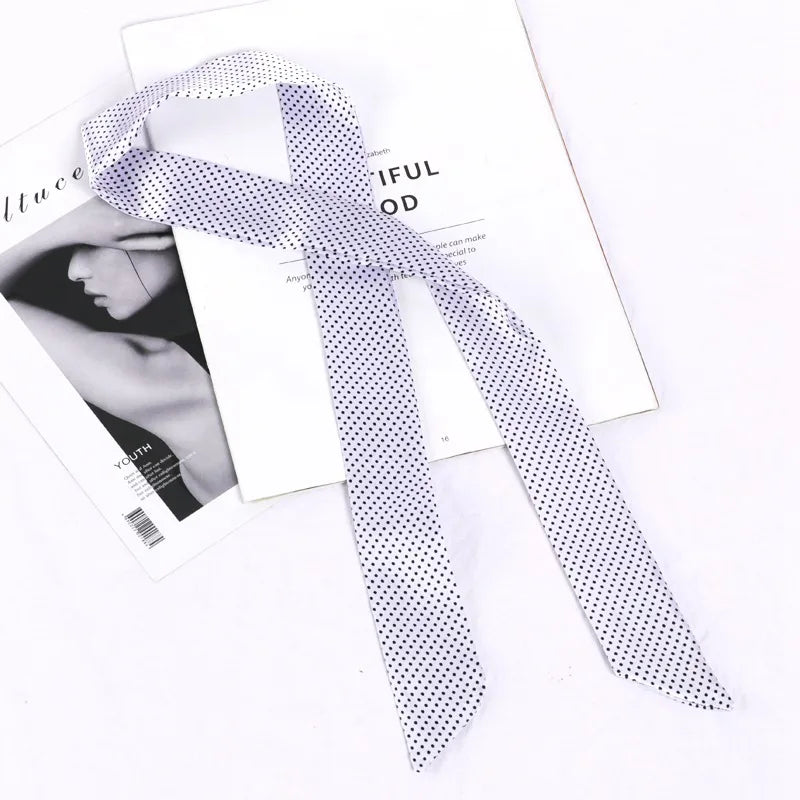 Foulard long et fleuri Flavie