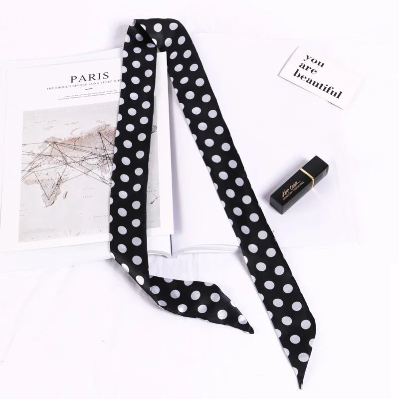 Foulard long et fleuri Flavie