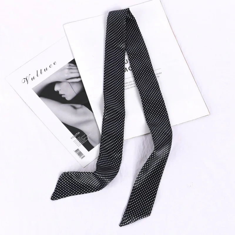 Foulard long et fleuri Flavie
