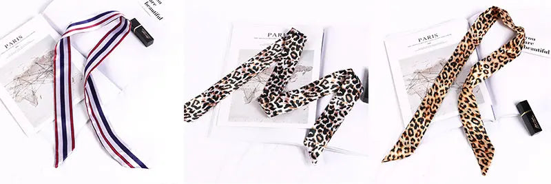 Foulard long et fleuri Flavie