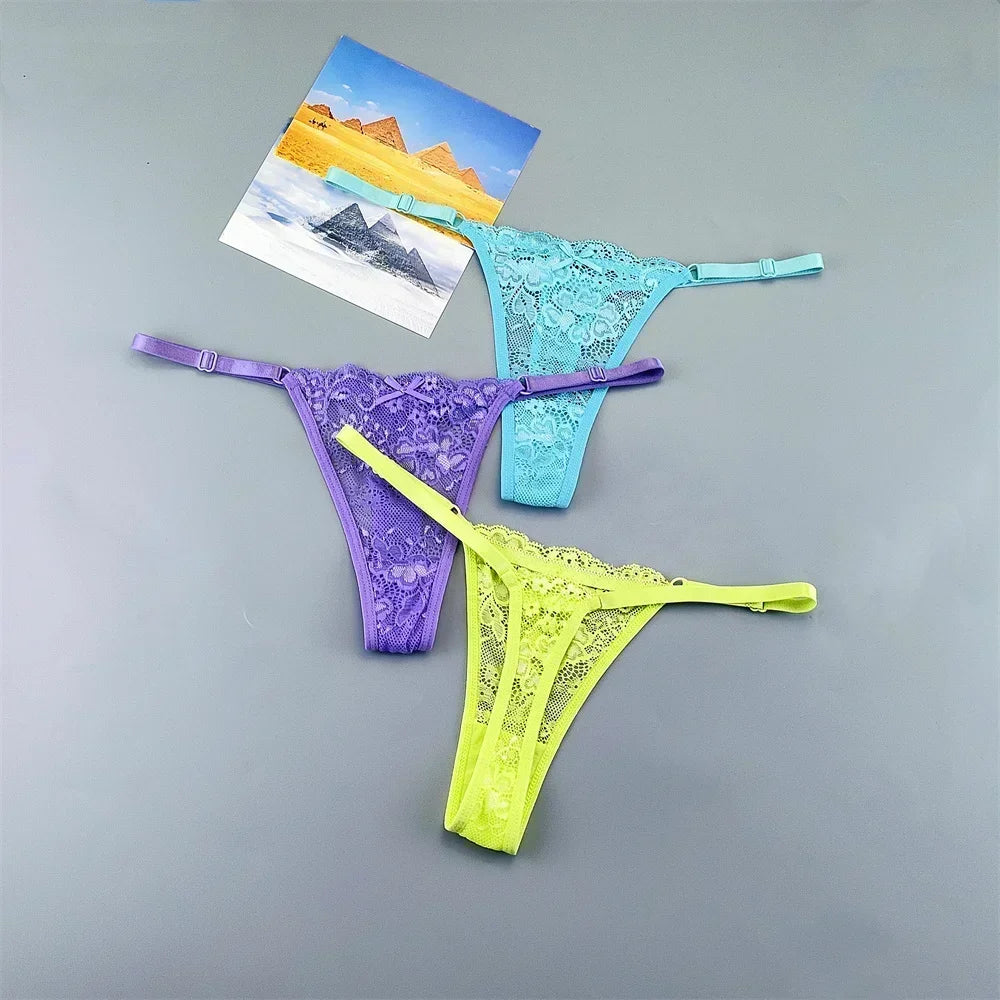 Lot de 3 strings transparents