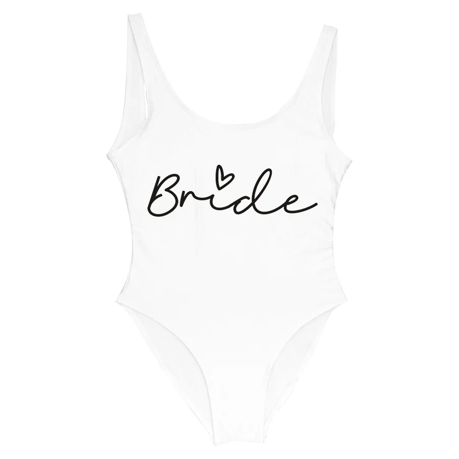 Maillot de bain « Team Bride » / « Bride »