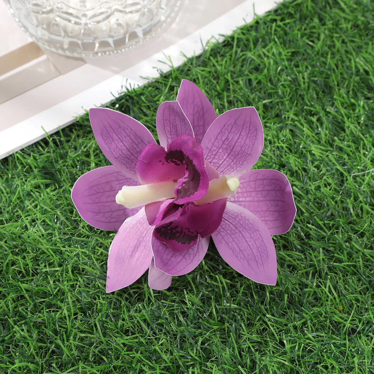 Barrette Orchidée