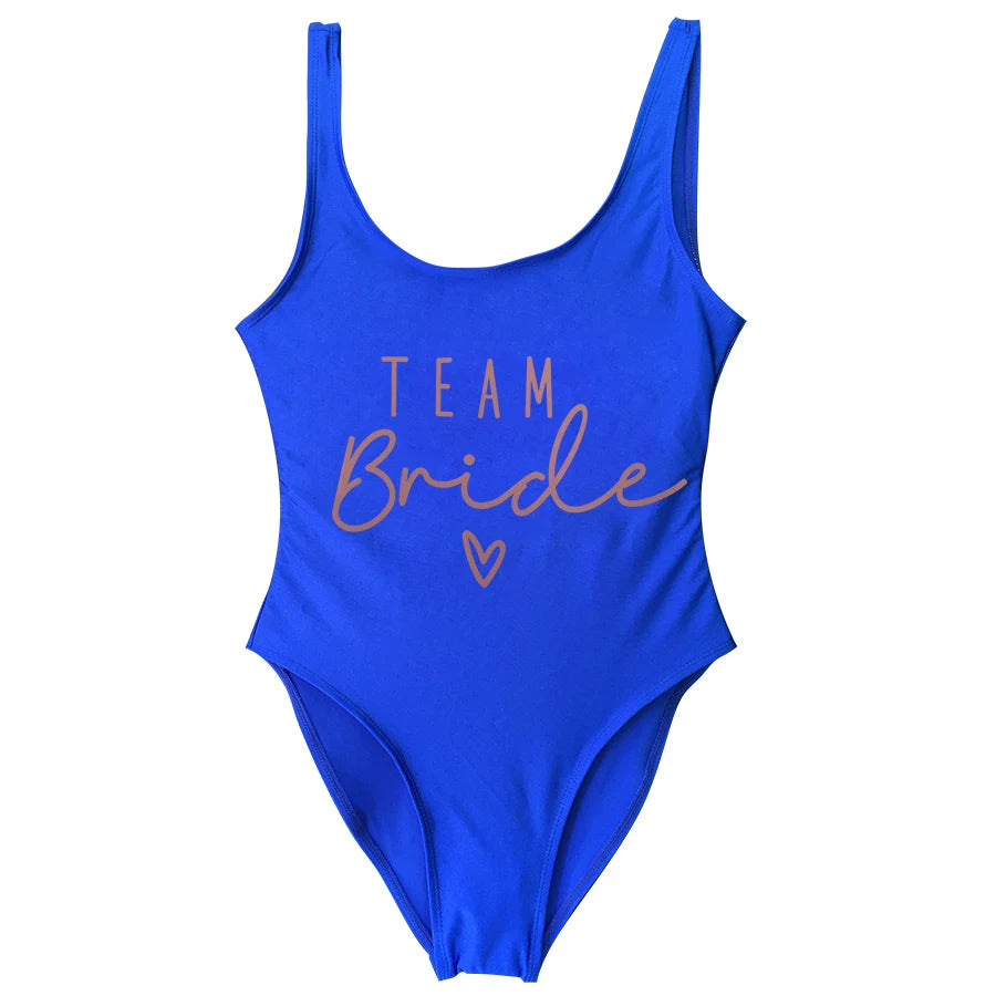 Maillot de bain « Team Bride » / « Bride »