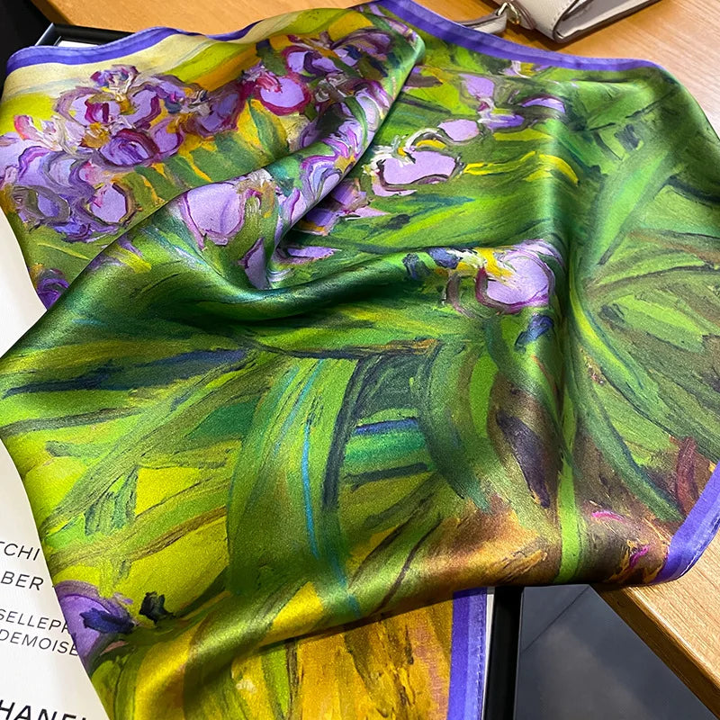 Foulard en soie Solène