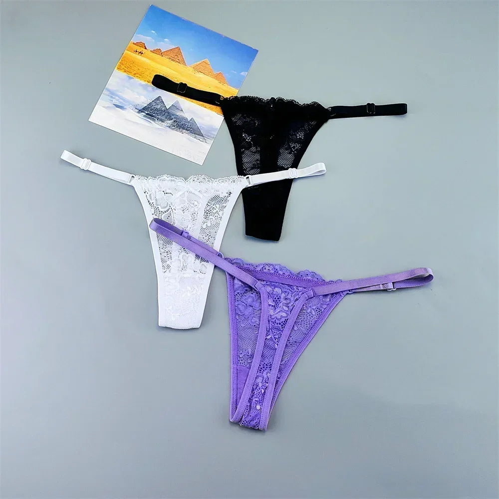 Lot de 3 strings transparents