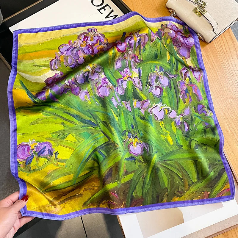 Foulard en soie Solène