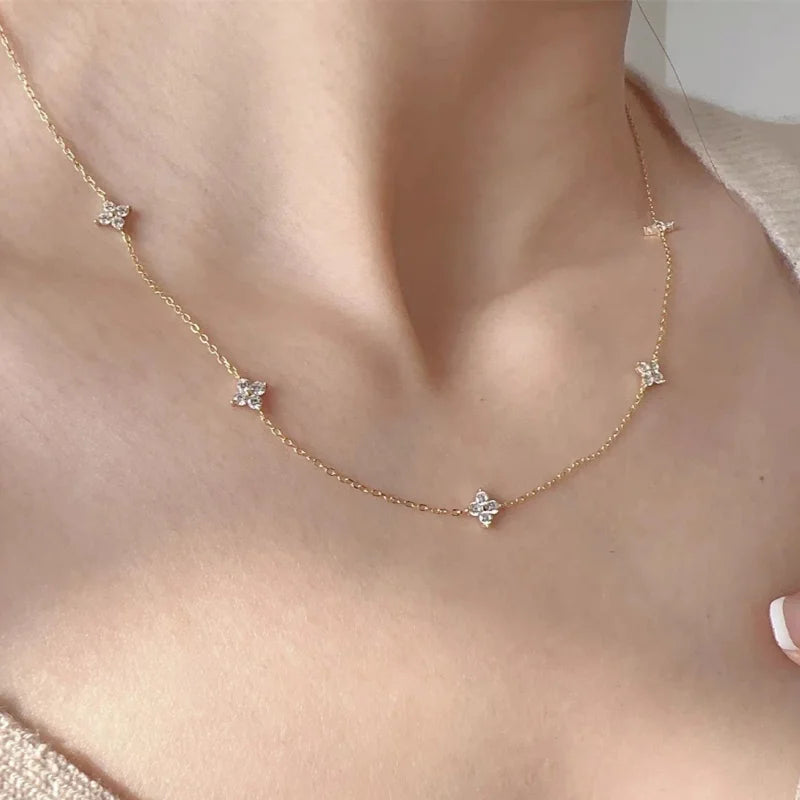 Collier Chaîne Fleur