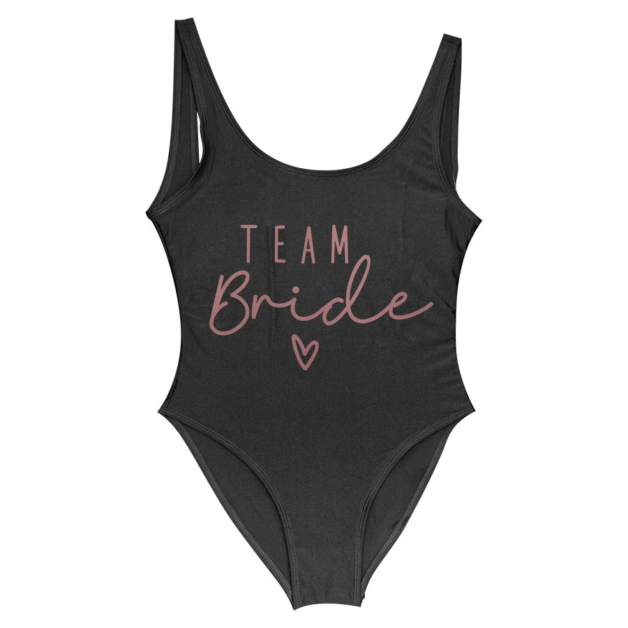 Maillot de bain « Team Bride » / « Bride »
