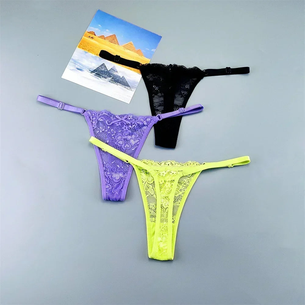 Lot de 3 strings transparents