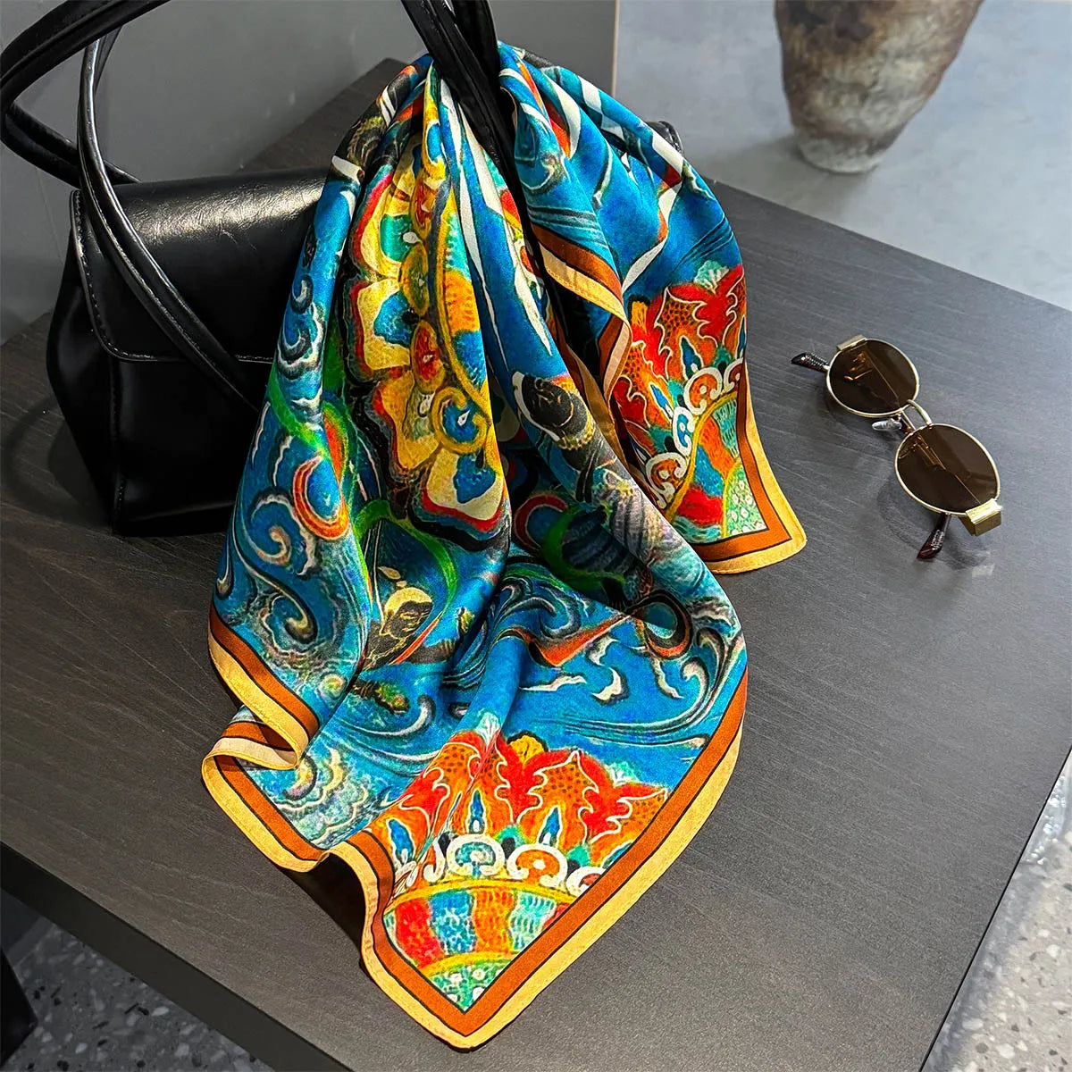 Foulard en soie Solène