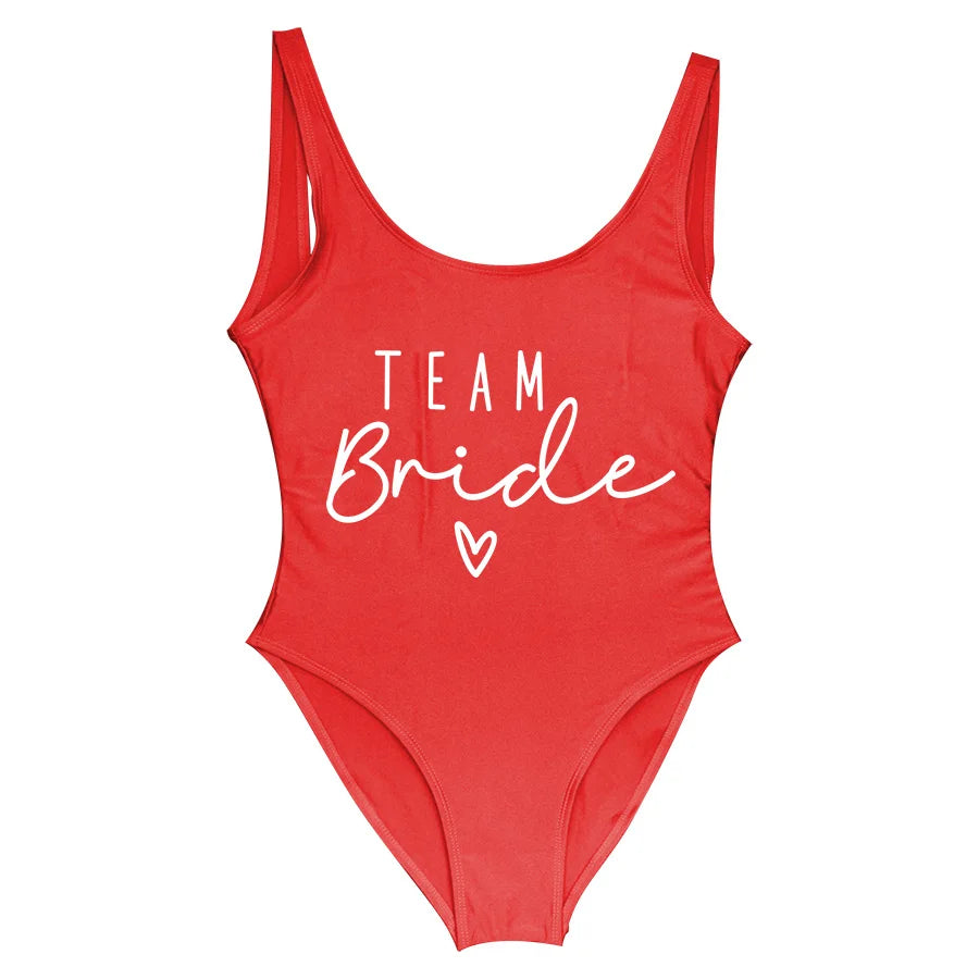 Maillot de bain « Team Bride » / « Bride »