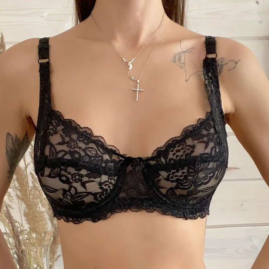 Soutien-gorge grande taille dentelle Léa