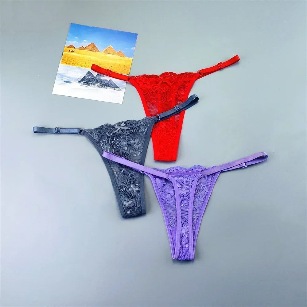 Lot de 3 strings transparents