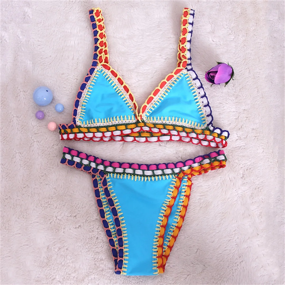 Bikini triangle en crochet Ava