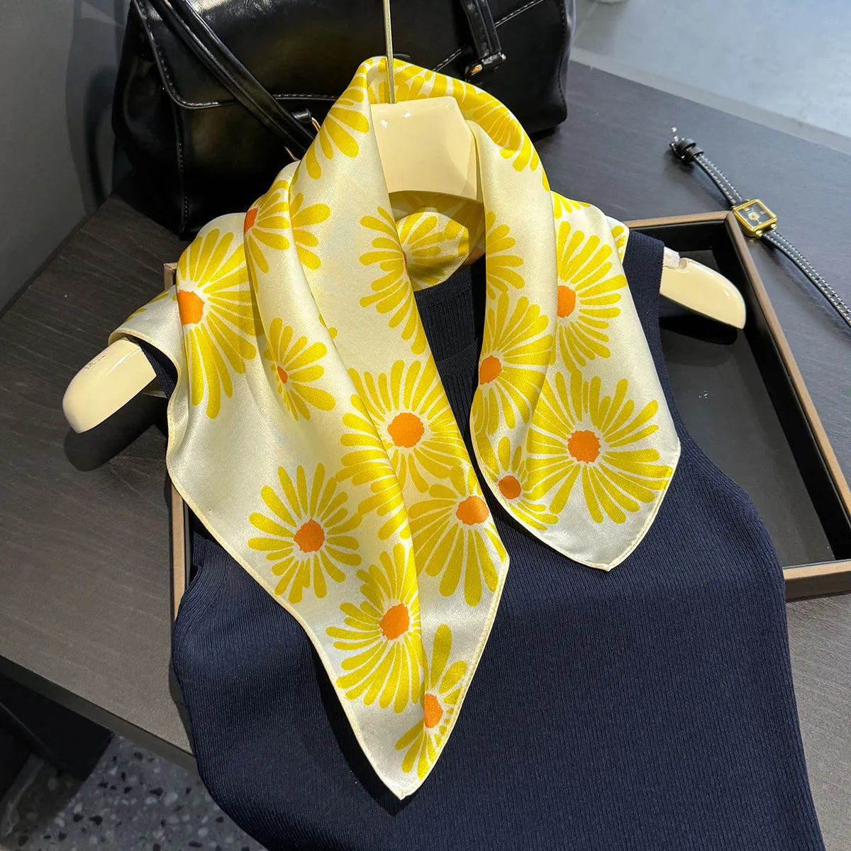 Foulard en soie Solène