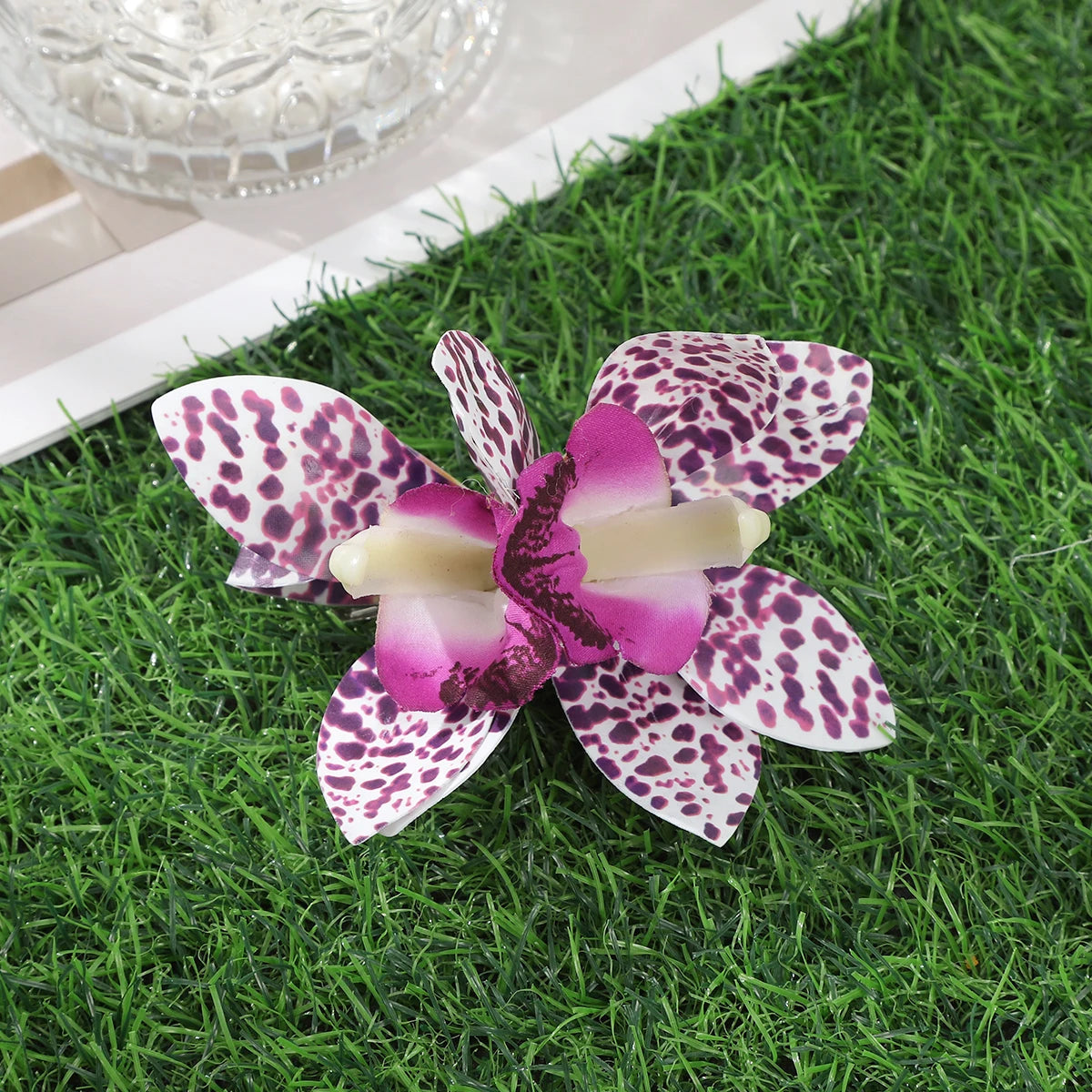 Barrette Orchidée