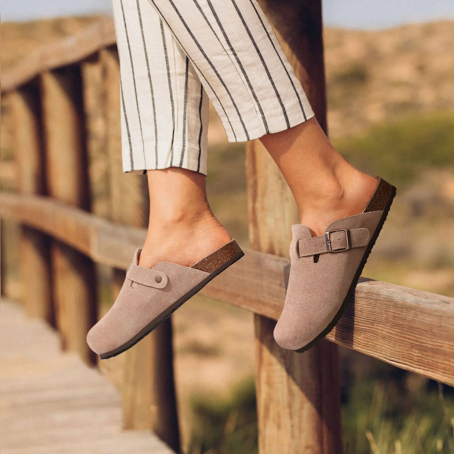 Mules en daim Emma