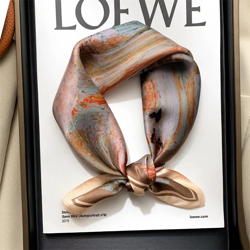 Foulard en soie Solène