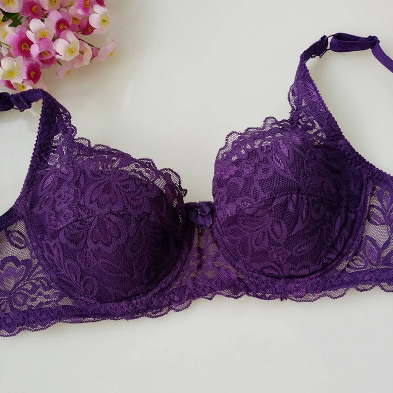 Soutien-gorge floral en dentelle