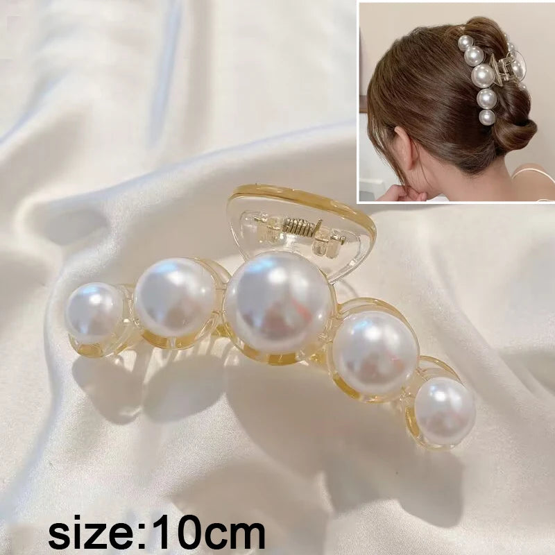 Pince à cheveux style coréen en métal