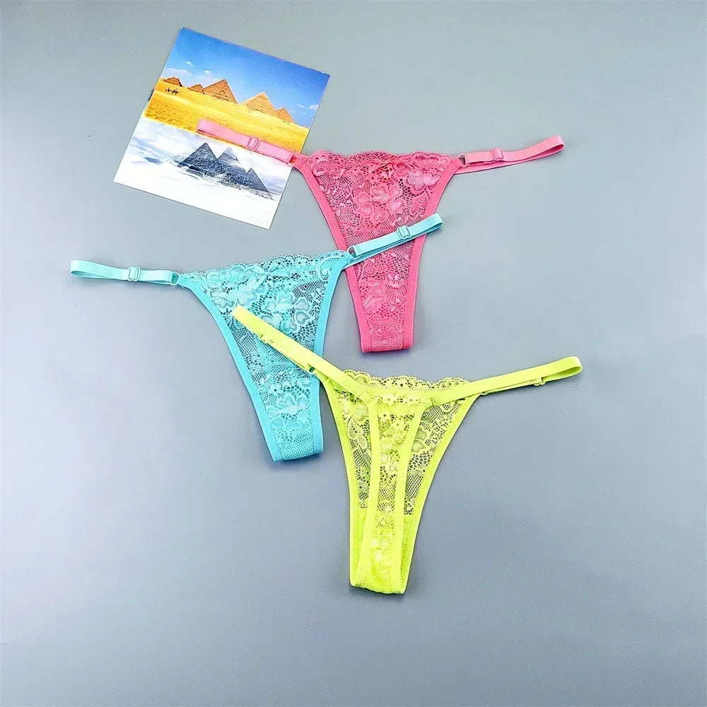 Lot de 3 strings transparents