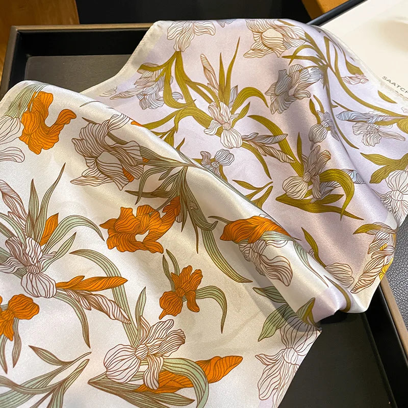 Foulard en soie Solène