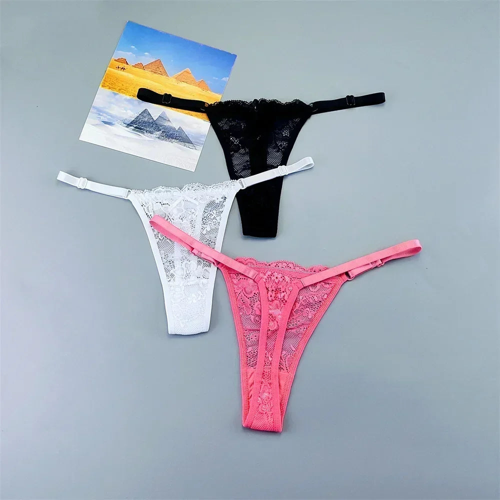 Lot de 3 strings transparents