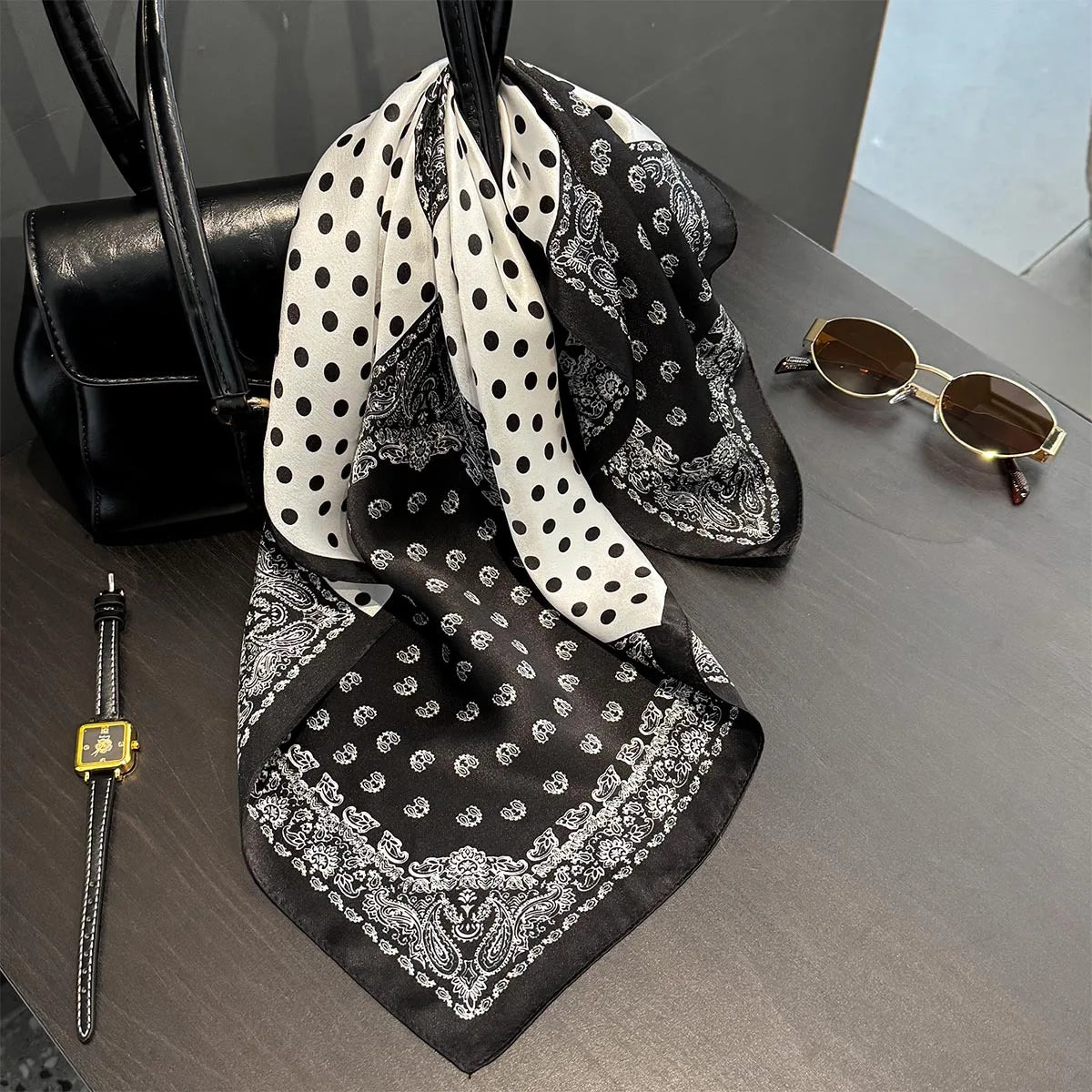 Foulard en soie Solène