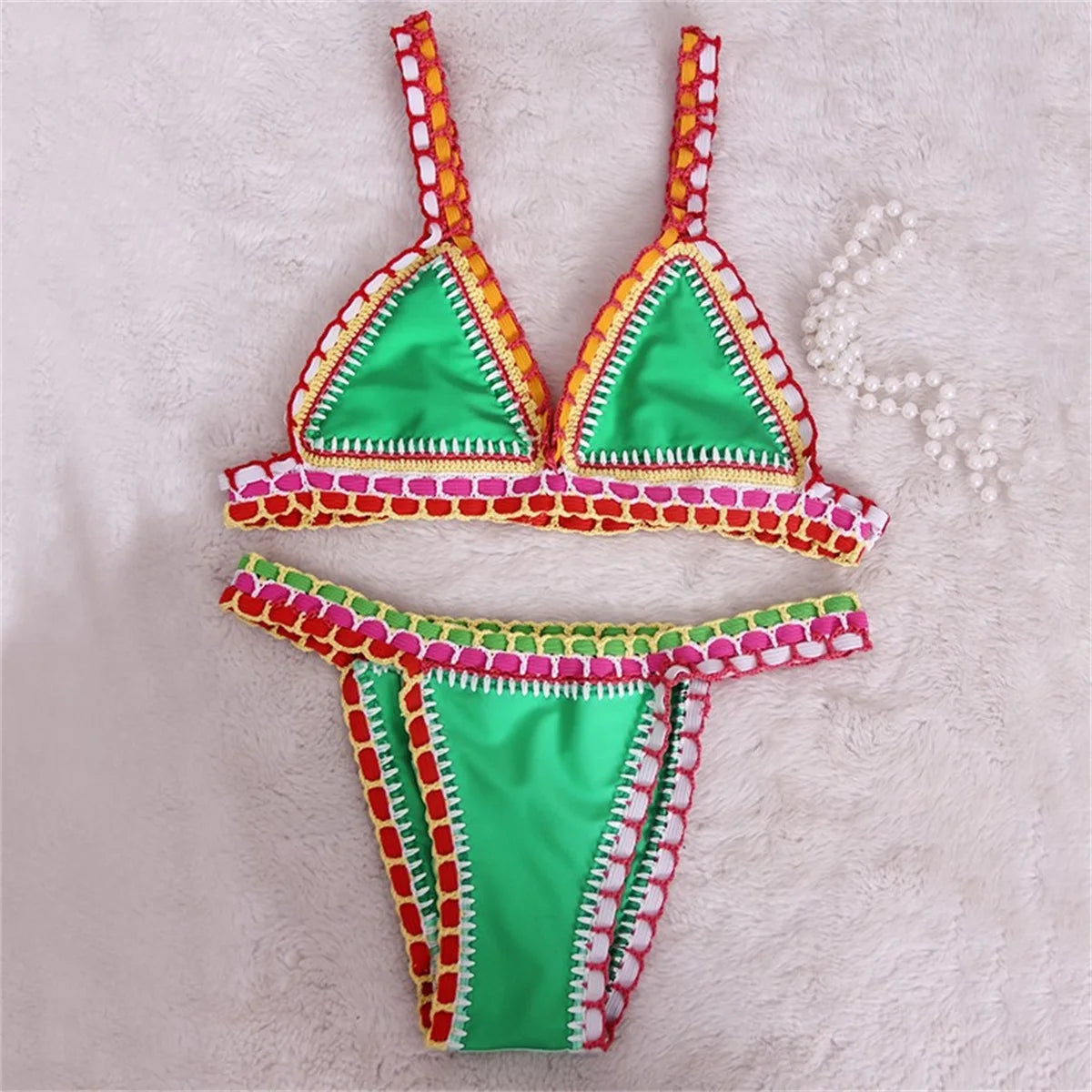 Bikini triangle en crochet Ava