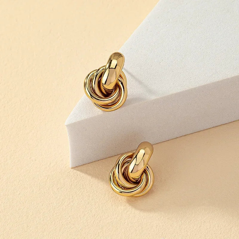 Boucles d'oreilles torsadées Chloé