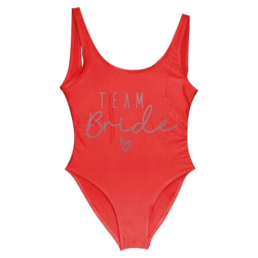 Maillot de bain « Team Bride » / « Bride »