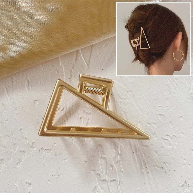 Pince à cheveux style coréen en métal