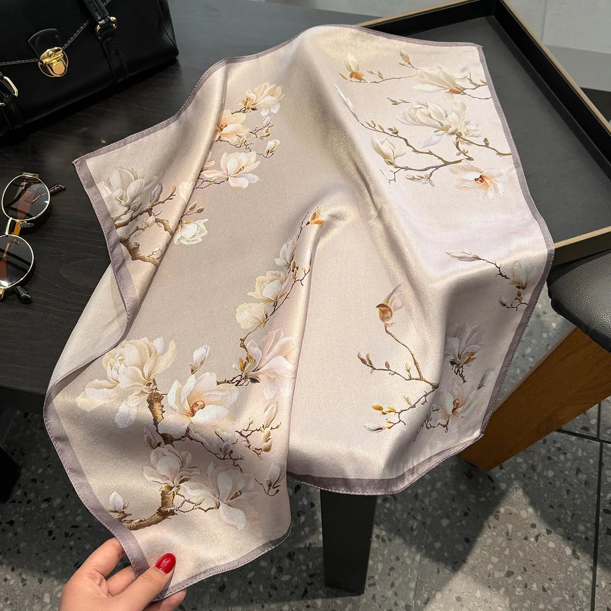 Foulard en soie Solène