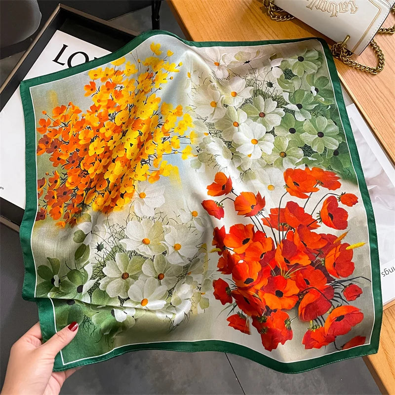 Foulard en soie Solène