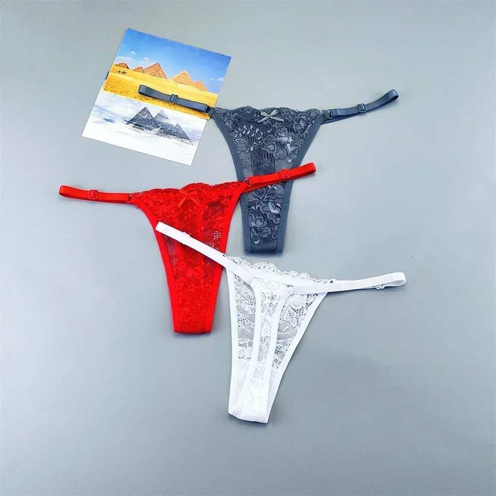 Lot de 3 strings transparents