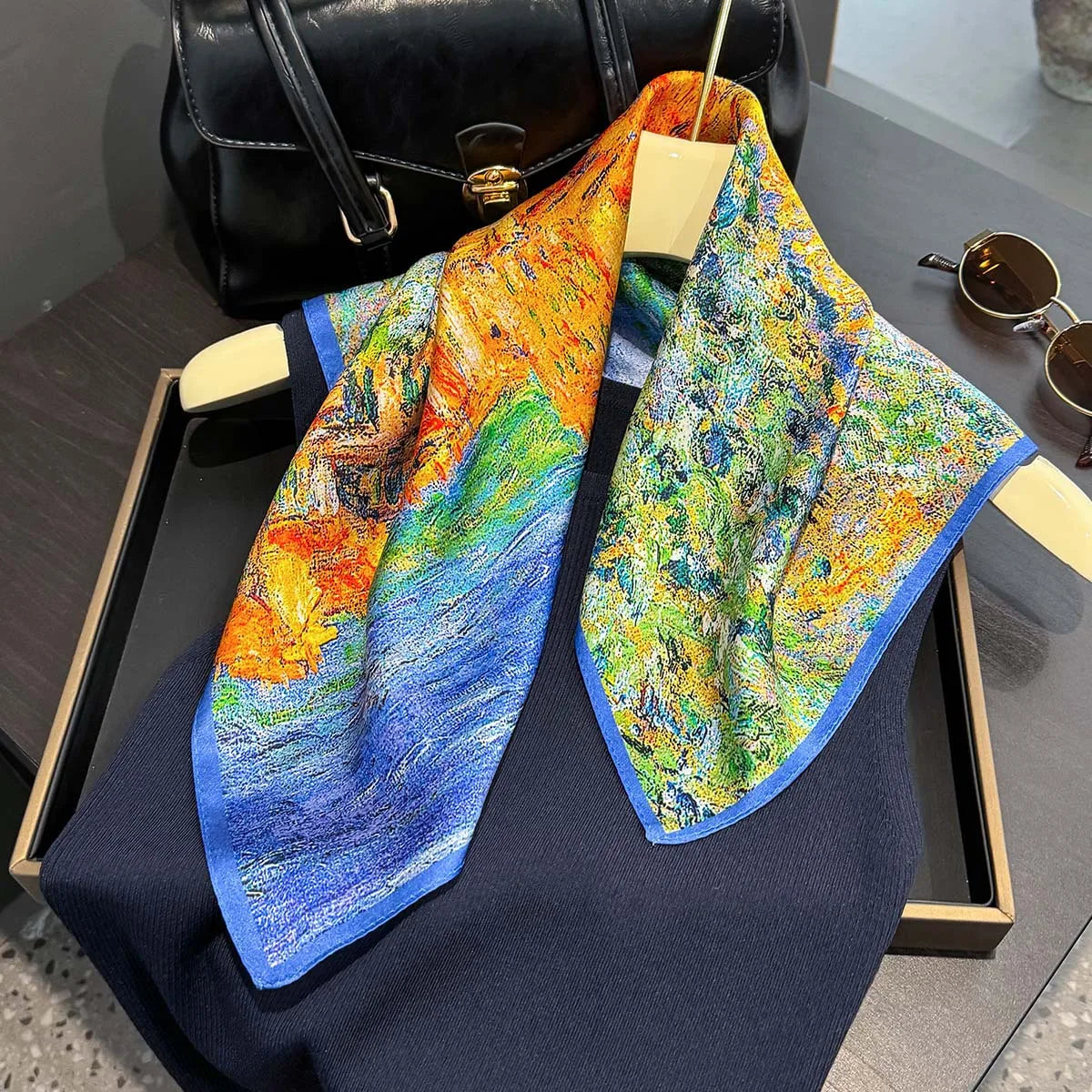 Foulard en soie Solène