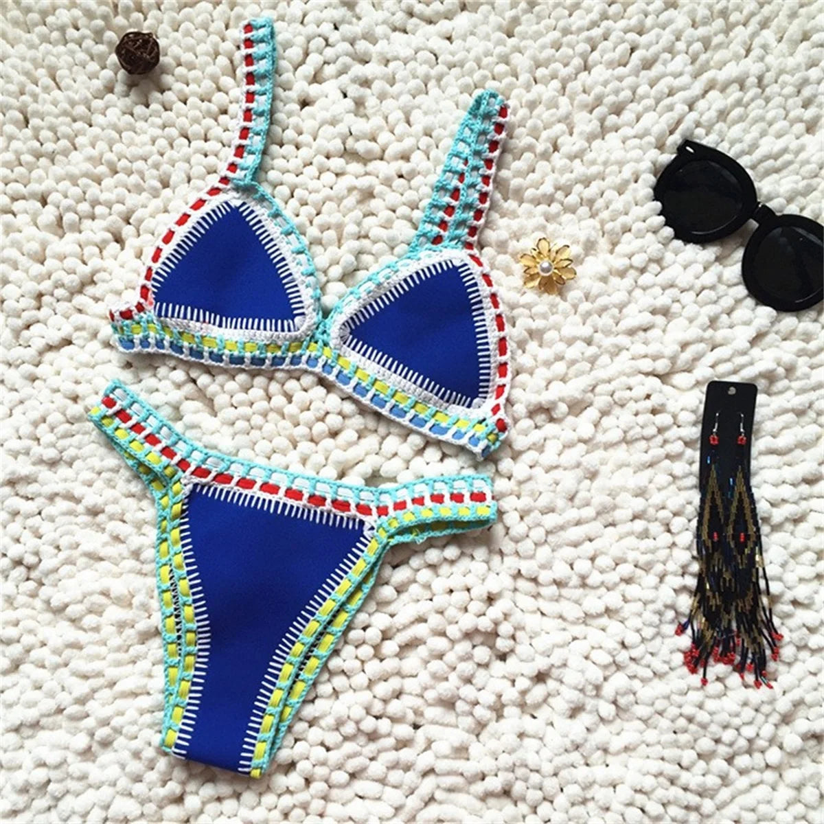 Bikini triangle en crochet Ava