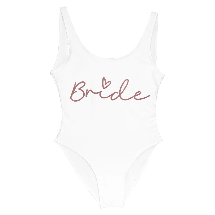 Maillot de bain « Team Bride » / « Bride »