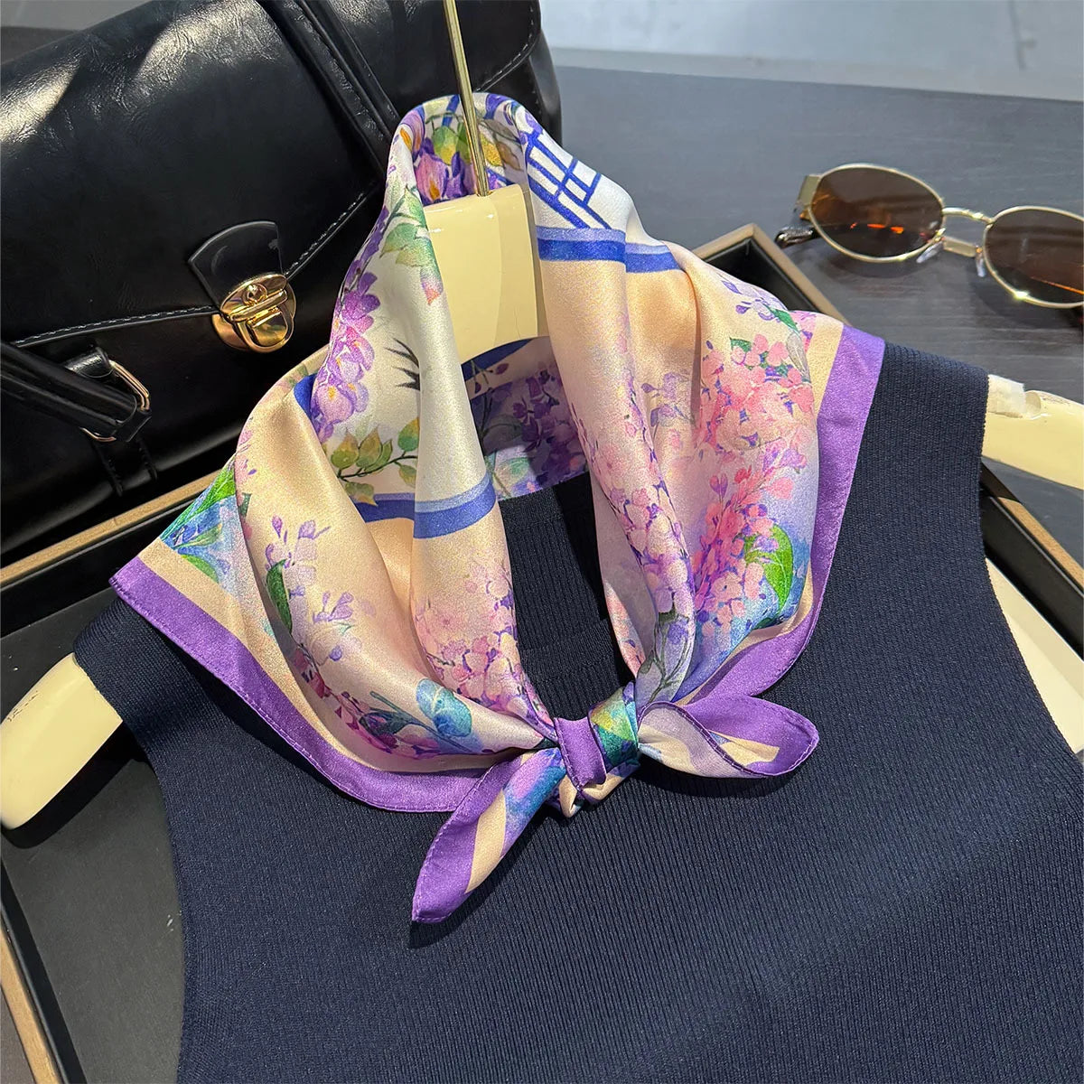 Foulard en soie Solène