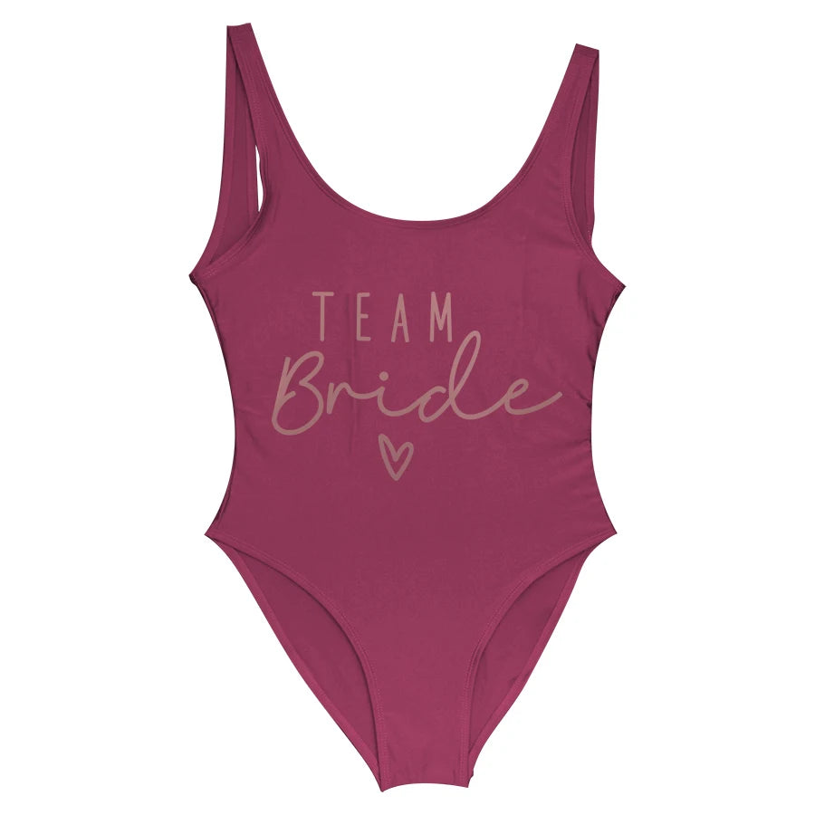 Maillot de bain « Team Bride » / « Bride »