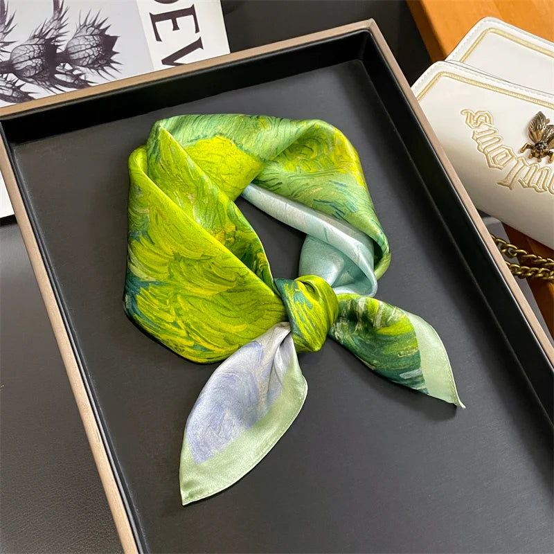 Foulard en soie Solène