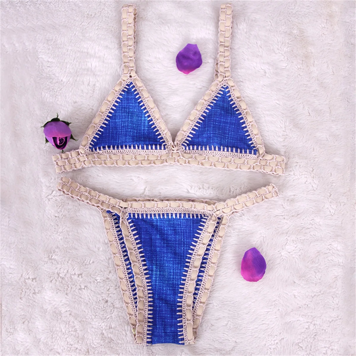 Bikini triangle en crochet Ava
