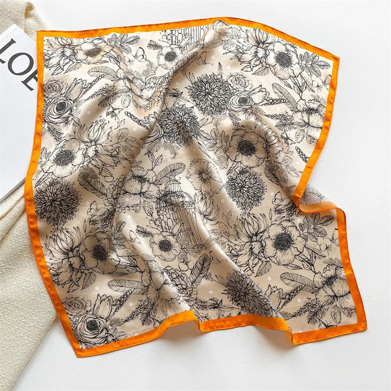 Foulard en soie Solène