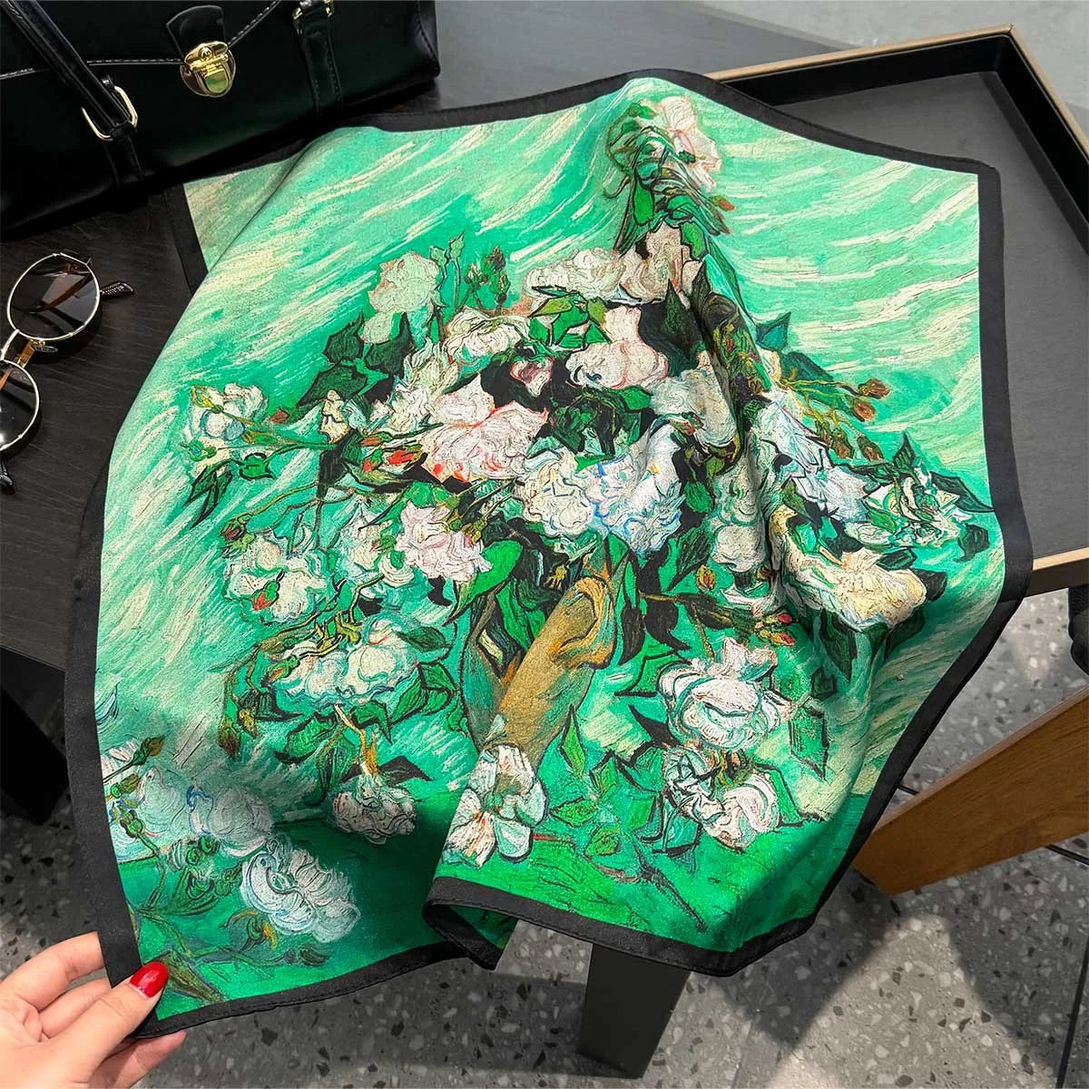 Foulard en soie Solène