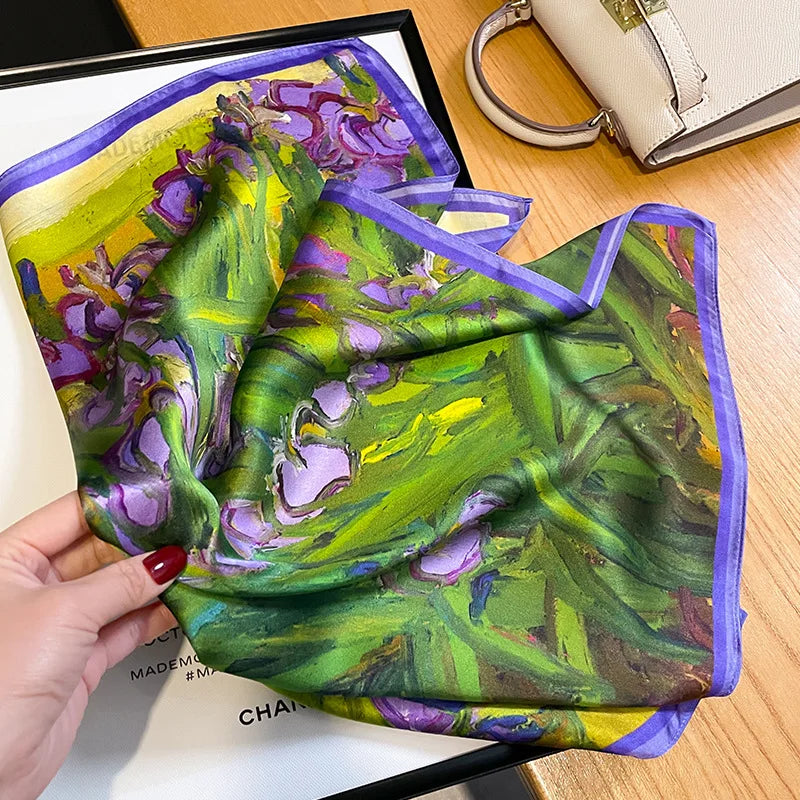 Foulard en soie Solène